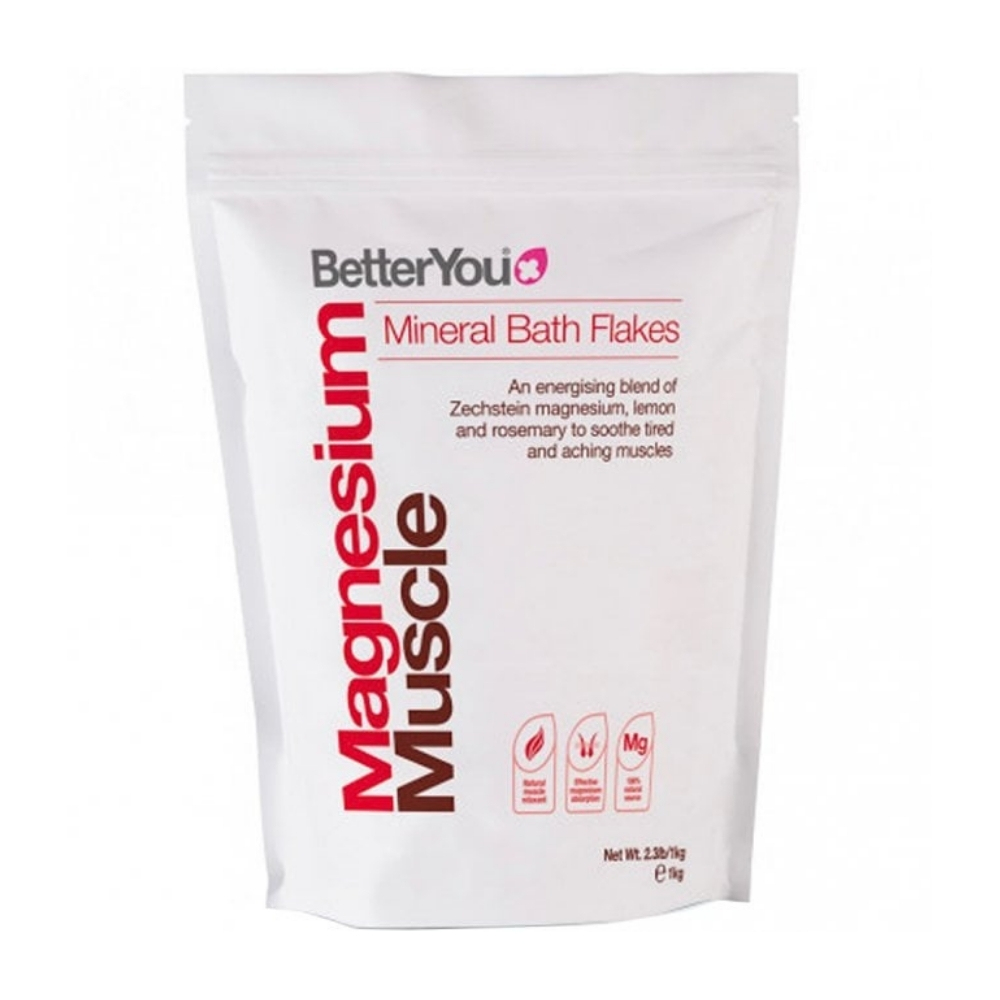 Fulgi de baie cu magneziu Magnesium Muscle, 1000 g, BetterYou