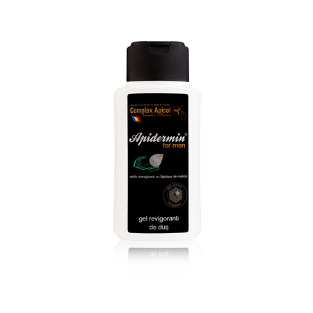 Gel de dus revigorant Apidermin Men, 200 ml, Complex Apicol