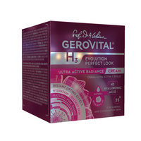 Crema ultra activa cu efect de luminozitate H3 Evolution Perfect Look, 50 ml, Gerovital