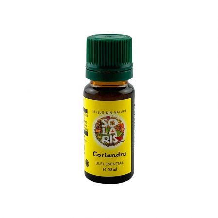 Ulei esential de coriandru, 10 ml, Solaris