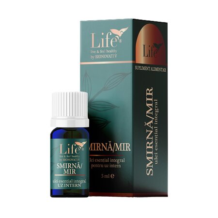 Ulei esential integral de smirna/mir, 5 ml, Bionovativ
