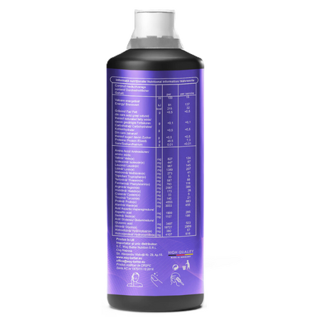 Aminoacizi din colagen hidrolizat Better Amino Blueberry-cherry, 1000 ml, Way Better 705068