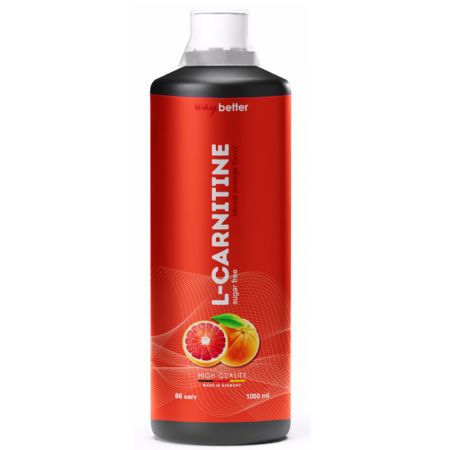 Carnitina lichida Better Carnitine blood orange, 1000 ml, Way Better