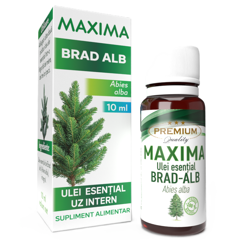 Ulei esential de brad alb Maxima, 10 ml, Justin Pharma