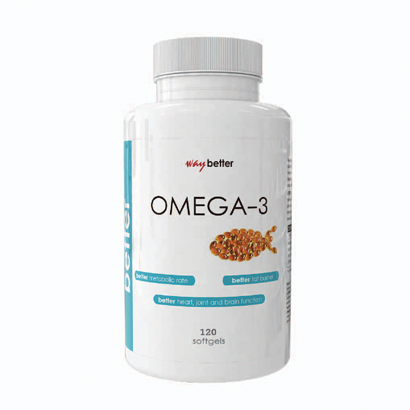 Better Omega 3, 1000 mg, 120 capsule, Way Better