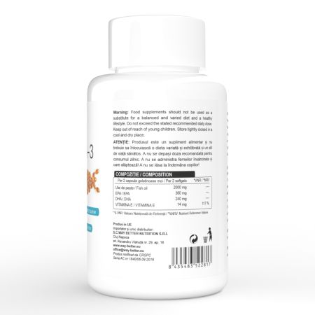 Better Omega 3, 1000 mg, 120 capsule, Way Better 705066