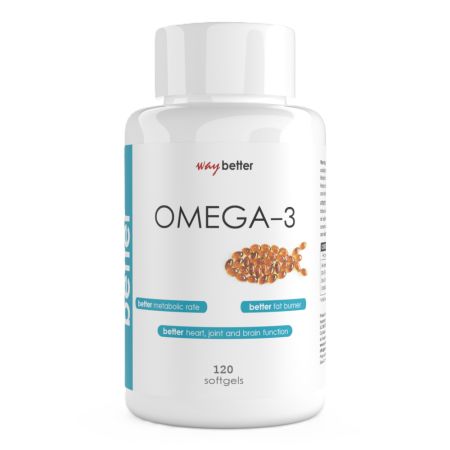 Better Omega 3, 1000 mg, 120 capsule, Way Better