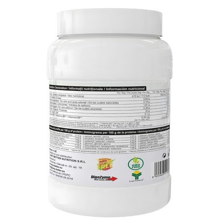 Pudra proteica cu ciocolata Whey Better, 900 g, Way Better 705071