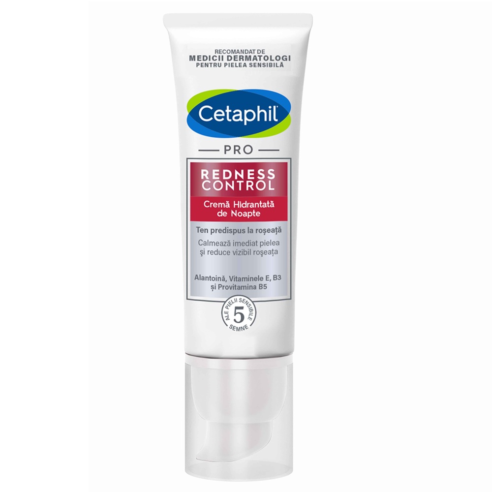 Crema hidratanta de noapte Redness Control PRO, 50 ml, Cetaphil