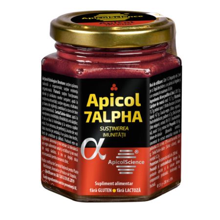 Miere rosie Apicol 7 Alpha ApicolScience, 200 ml, Dvr Pharm