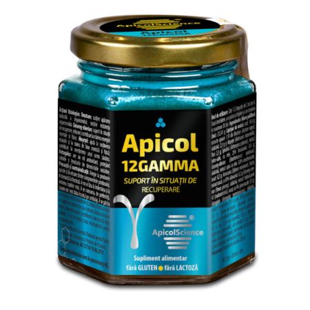 Miere poliflora albastra Apicol 12 Gamma, 200 ml, ApicolScience