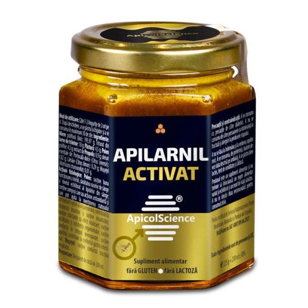 Apilarnil Activat ApicolScience, 200 ml, Dvr Pharm