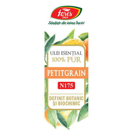 Ulei esential de Petitgrain N175, 10 ml, Fares 621022