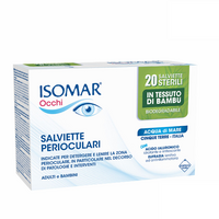 Servetele sterile biodegradabile perioculare, 20 bucati, Isomar