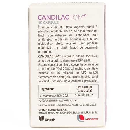 Candilactom, 10 capsule, Laborest Italia 721363
