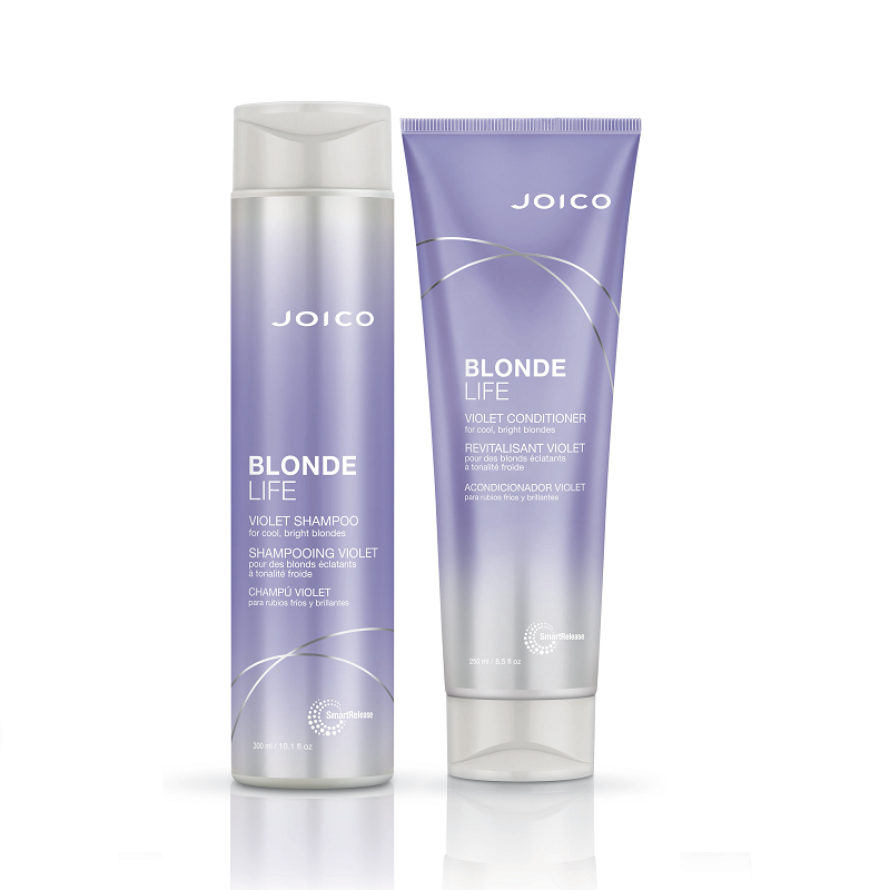 Pachet Sampon 300 ml + Balsam Blonde Life Violet 250 ml, Joico