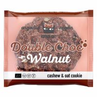 Biscuite Bio fara gluten cu nuci si cacao, 50 g, Kookie Cat