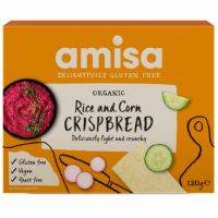 Painici bio din orez si porumb fara gluten, 120 g, Amisa