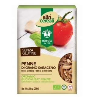 Paste Bio penne din hrisca fara gluten, 250 g, Probios