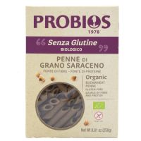 Paste Bio penne din hrisca fara gluten, 250 g, Probios