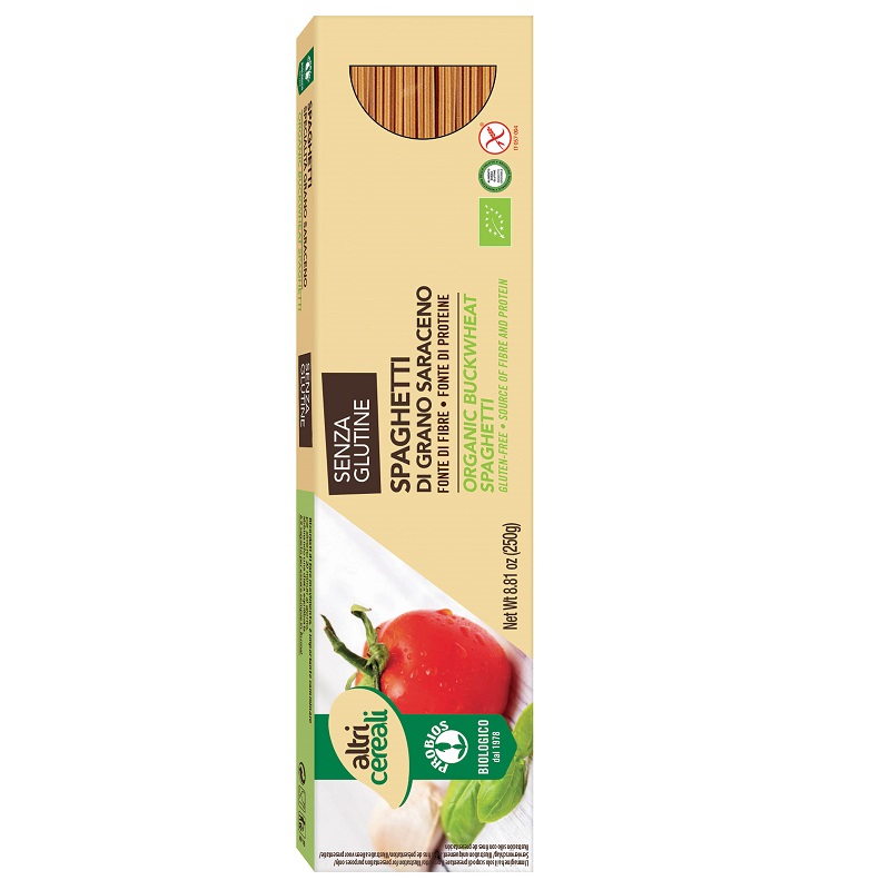 Paste spagheti Bio din hrisca fara gluten, 250 g, Probios