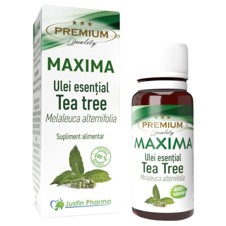 Ulei esential de Tea Tree Maxima, 10 ml, Justin Pharma