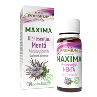 Ulei esential de menta Maxima, 10 ml, Justin Pharma