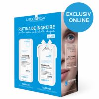 Pachet Toleriane Dermallergo Crema hidratanta, calmanta si reparatoare, 40 ml + Crema hidratanta, calmanta si reparatoare pentru conturul ochilor, 20 ml, La Roche-Posay