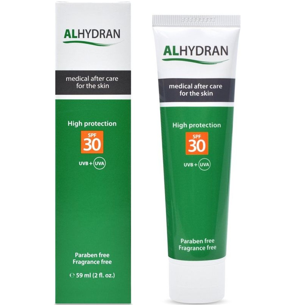 Crema cu protectie solara  SPF 30 Alhydran, 59 ml, Bap Medicalbv