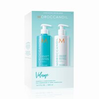 Pachet Duo Volume Sampon 500 ml + Balsam de par 500 ml, Moroccanoil