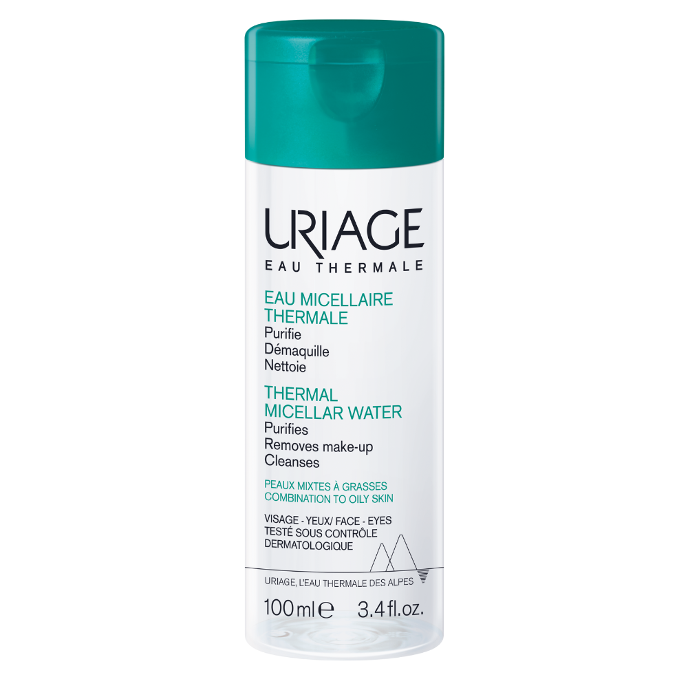 Apa micelara termala pentru ten mixt-gras, 100 ml, Uriage