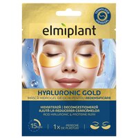 Masca hidrogel pentru ochi cu acid hialuronic si proteine aurii Hyaluronic Gold, 5.5 g, Elmiplant