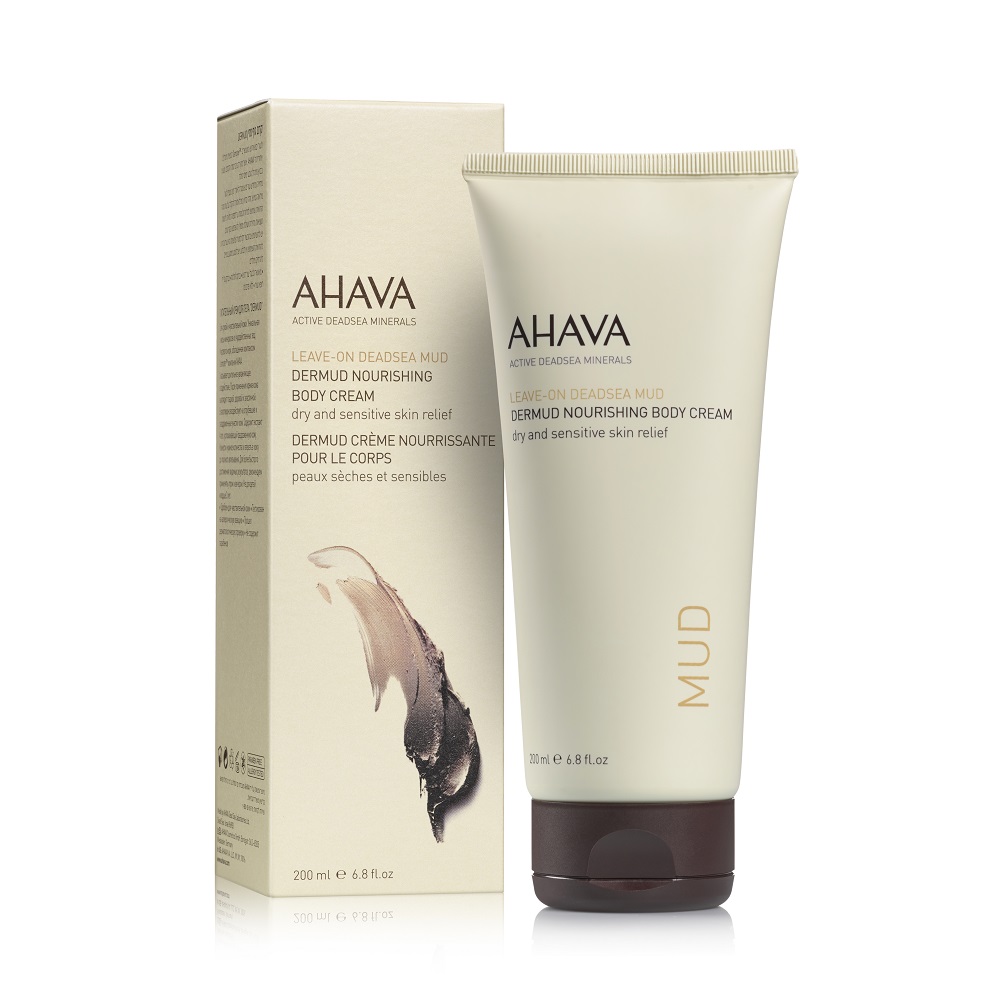 Crema hranitoare de corp Leave-on Deadsea Mud Dermud 84415065, 200 ml, Ahava