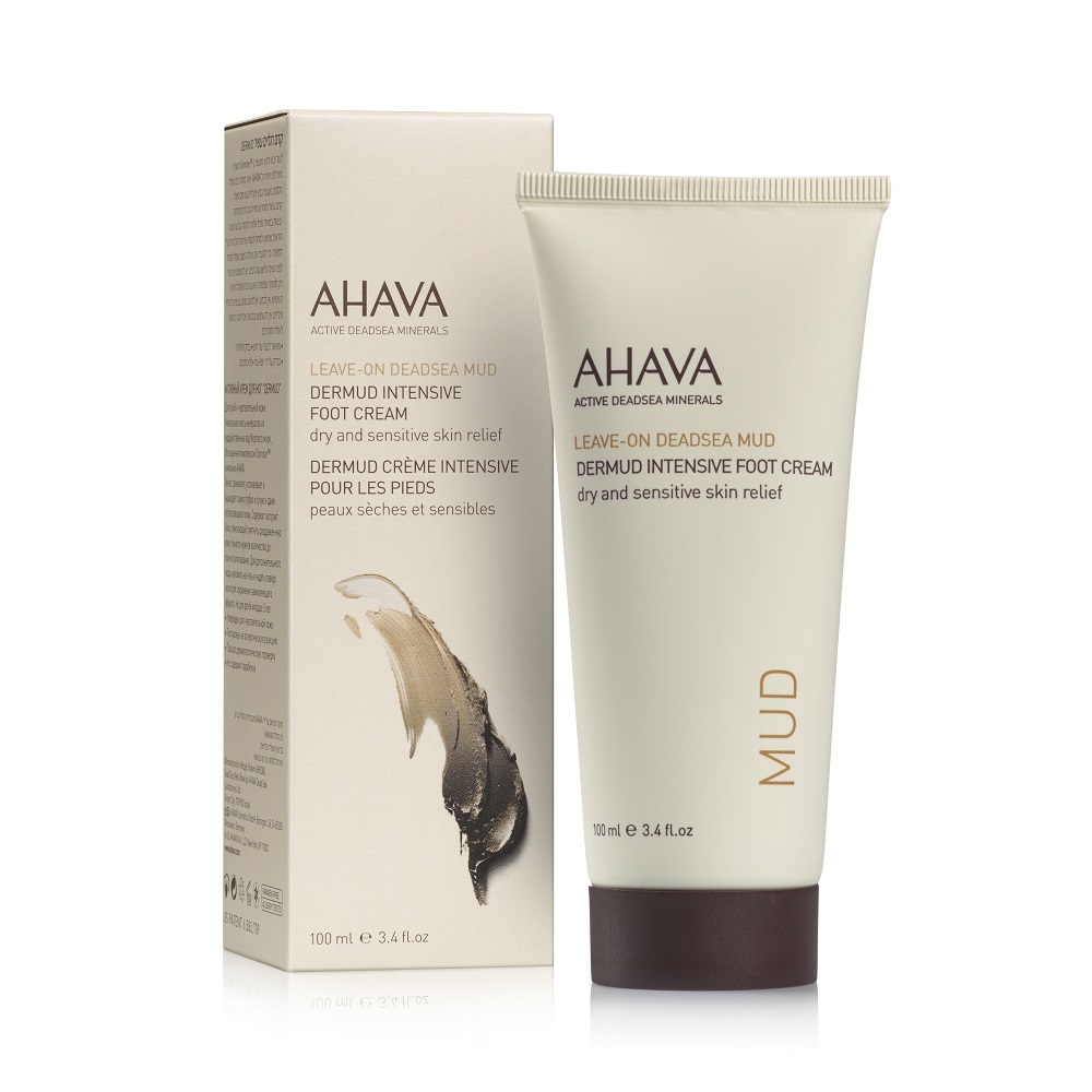 Crema hidratanta pentru picioare Leave-on Deadsea Mud Dermud 84615065, 100 ml, Ahava