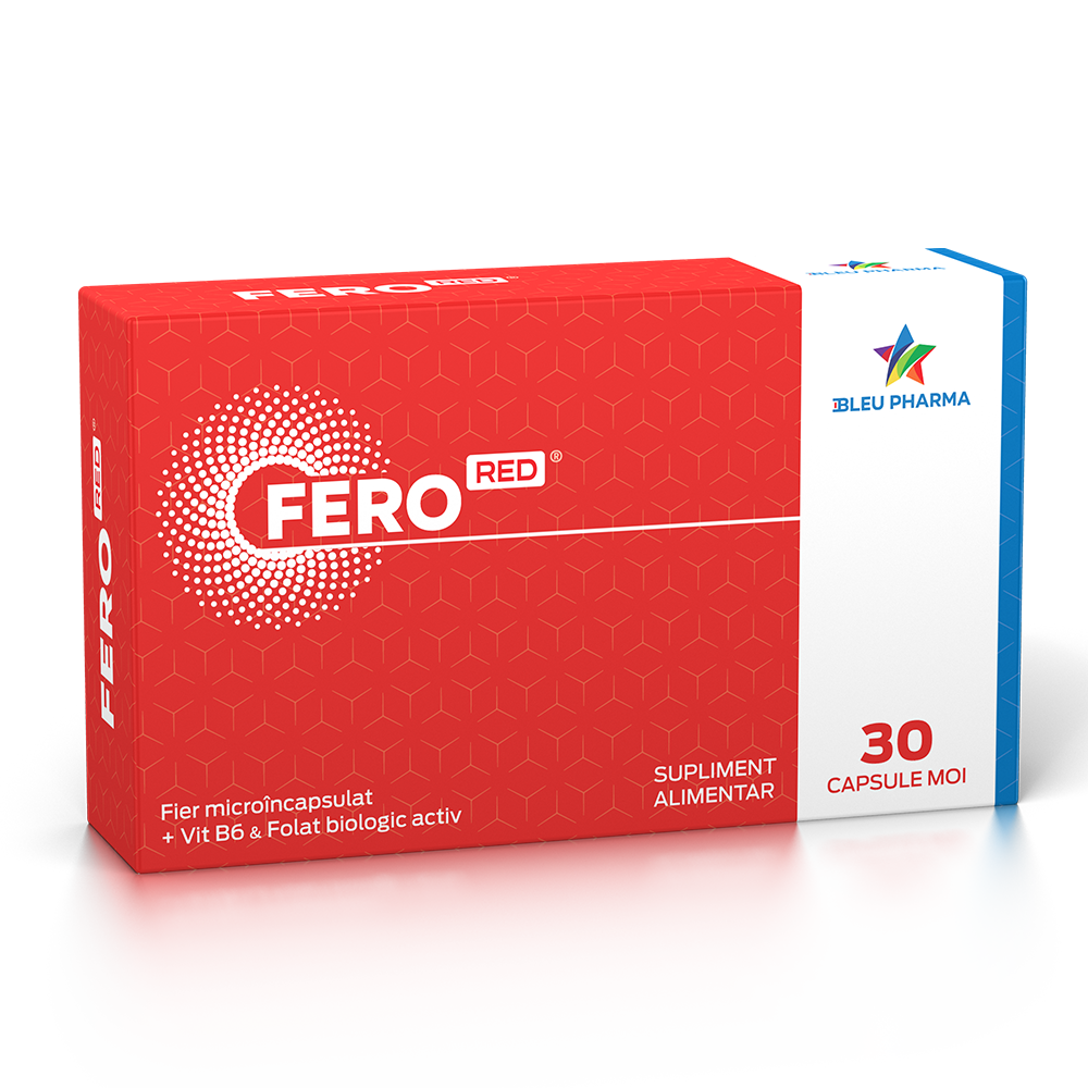 FeroRed, 30 capsule moi, Bleu Pharma