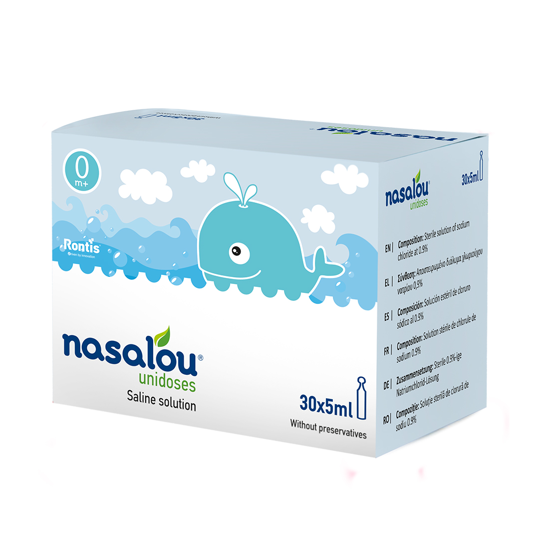 Ser fiziologic 5 ml, 0 m+, 30 monodoze, Nasalou