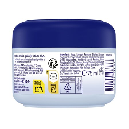 Crema hidratanta pentru fata si corp, 75 ml, Bubchen 662422
