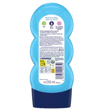 Sampon si gel de dus 2 in 1 Sport Fan, 230 ml, Bubchen 662459