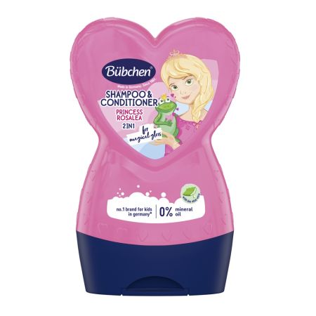 Sampon si balsam 2 in 1 Printesa Rosalea, 230 ml, Bubchen