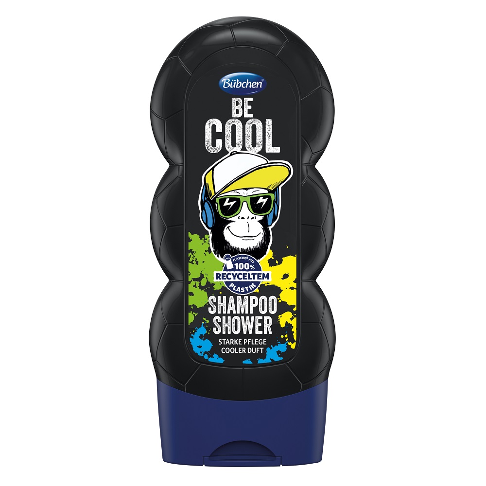 Sampon si gel de dus 2 in 1 Be Cool, 230 ml, Bubchen