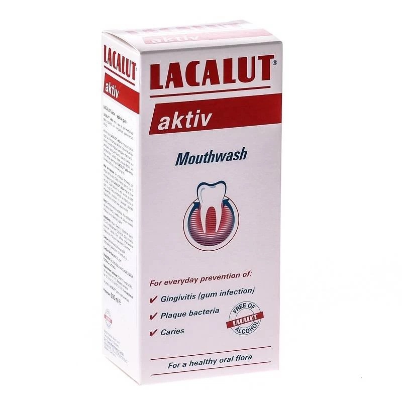 Apa de gura Lacalut Aktiv, 300 ml, Theiss Naturwaren