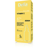 Ser iluminator pentru fata, gat si decolteu Brightening, 30 ml, Delia