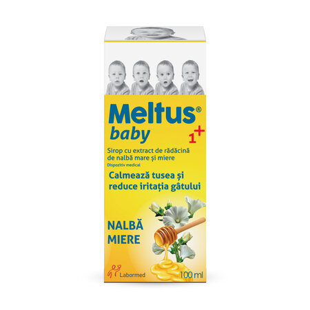 Meltus baby 1+ sirop nalba si miere , 100 ml, Solacium Pharma