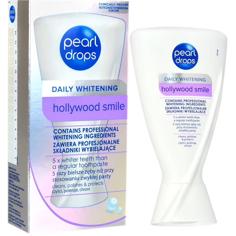 Gel pentru albirea dintilor Hollywood Smile, 50 ml, Pearl Drops