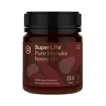 Miere de Manuka UMF15+, MGO514+, 250g, Superlife