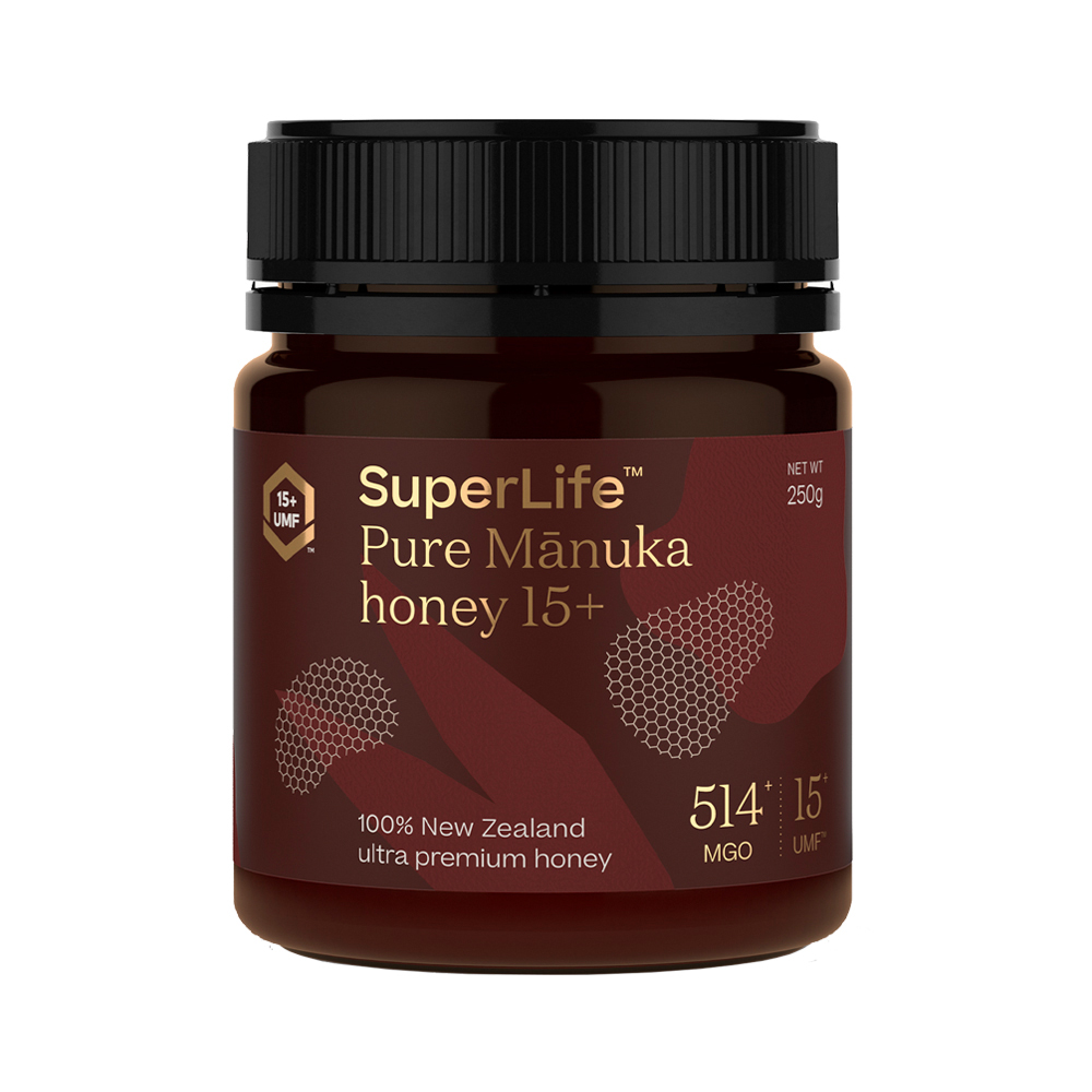 Miere de Manuka UMF15+, MGO514+, 250g, Superlife