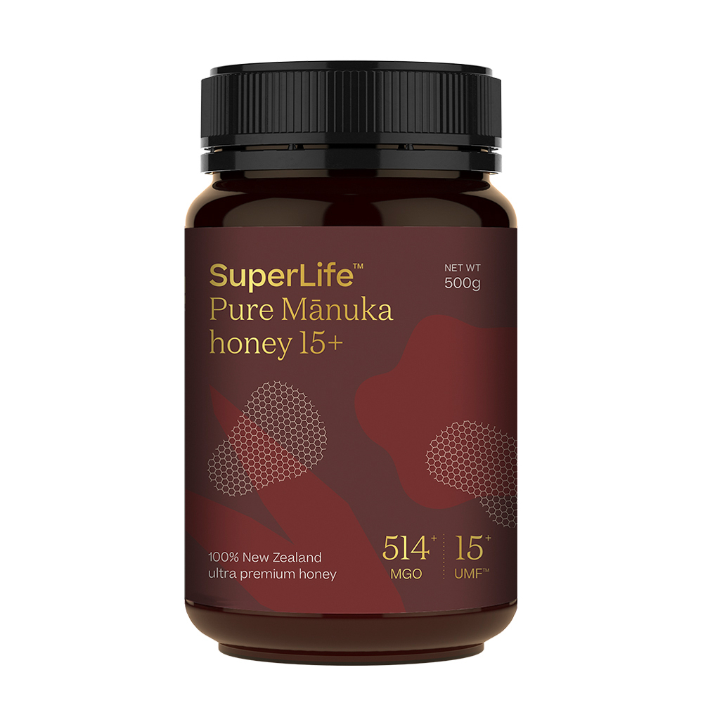 Miere de Manuka UMF15+, MGO514+, 500g, Superlife