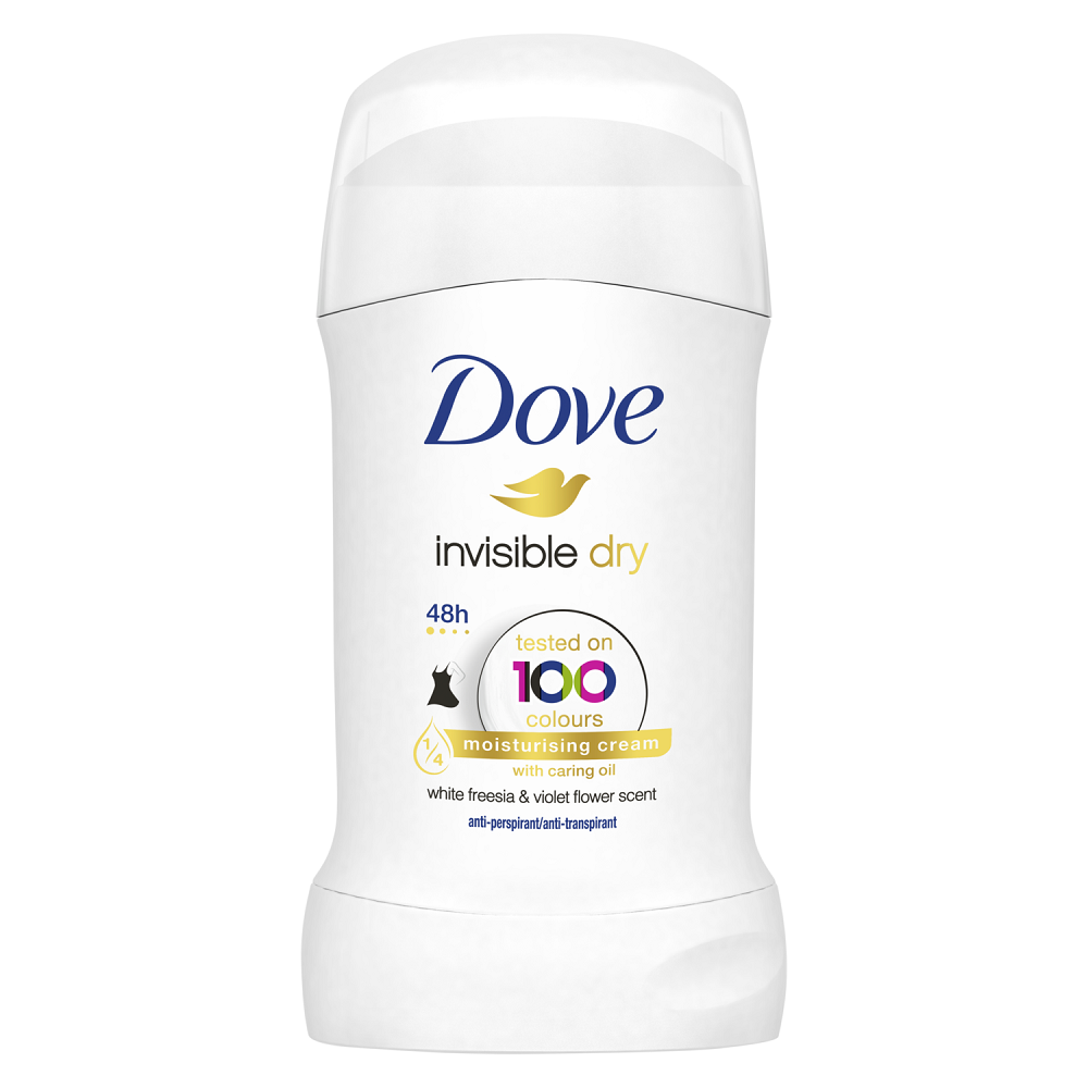 Antiperspirant stick Invisible Dry, 40 ml, Dove