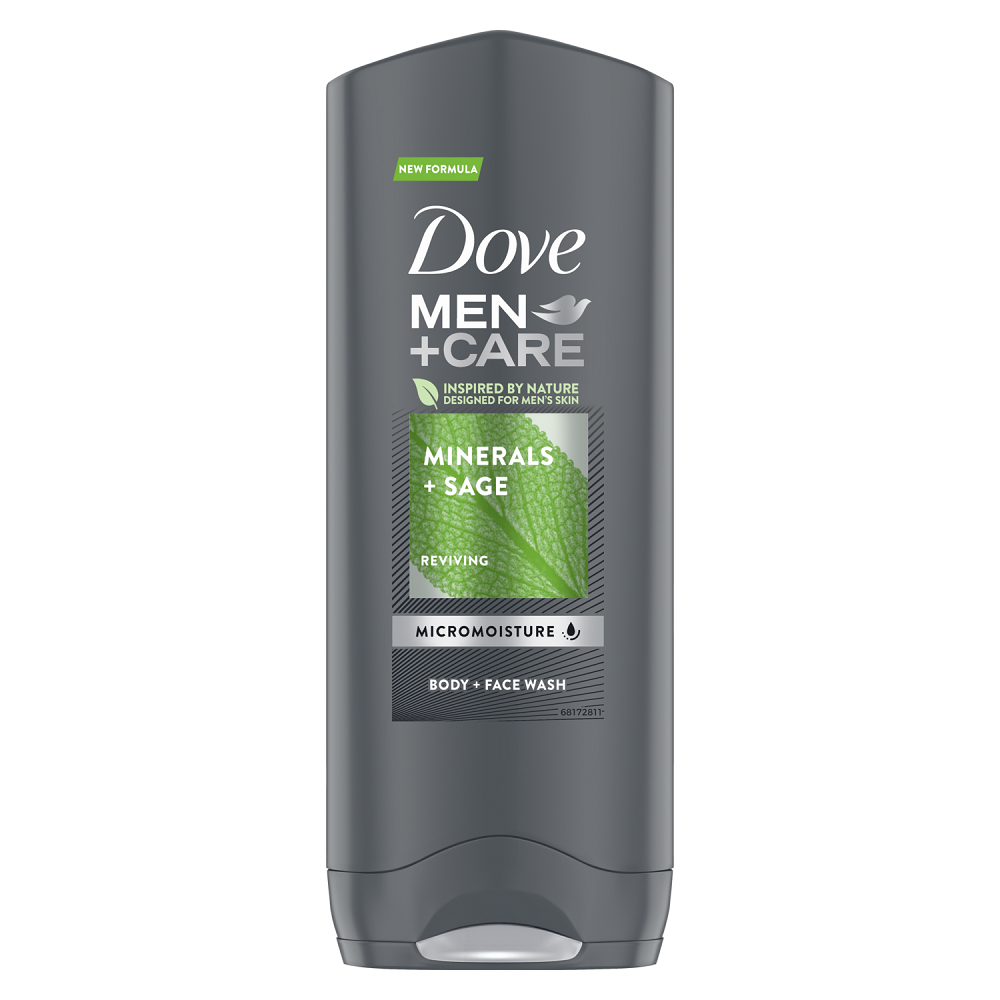 Gel de dus pentru barbati Mineral and Sage, 250 ml, Dove