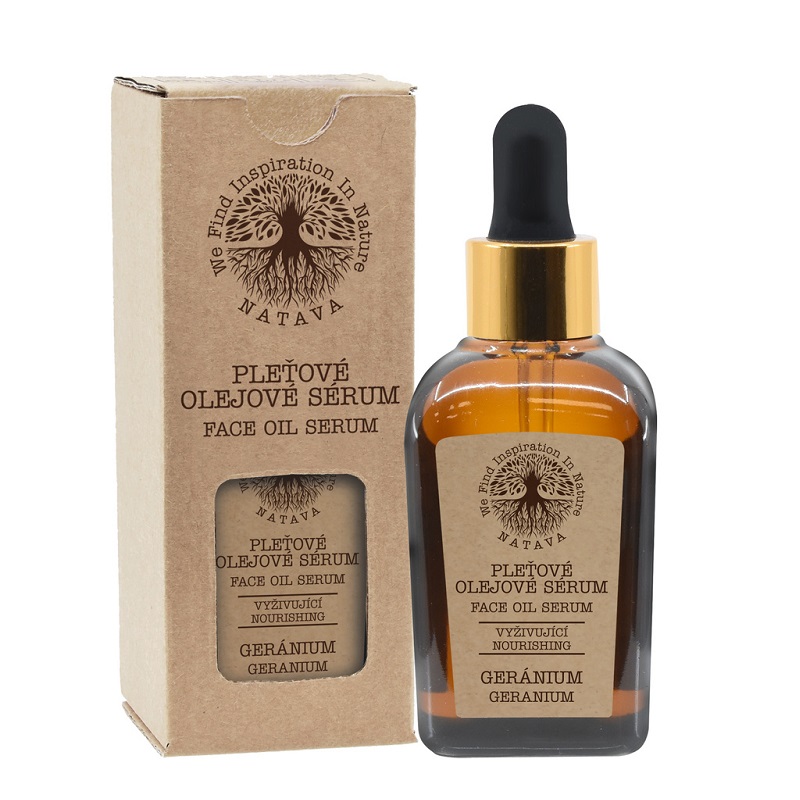 Ser uleios pentru fata Geranium, 30 ml, Natava